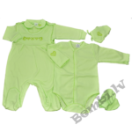 Zīdaiņu pūriņš DOMINI 50 cm zaļš (komplektā 5 detaļas)