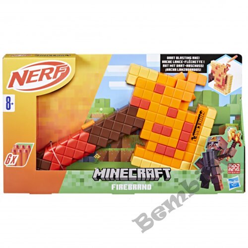 NERF Minecraft Blasteris Firebrand