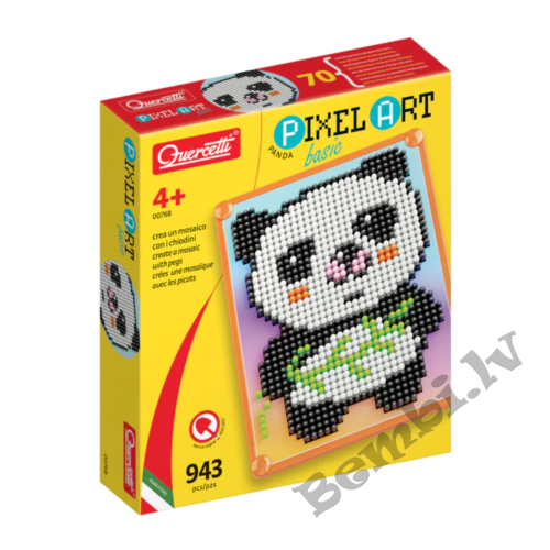 Quercetti Pixel Art Basic mozaīka PANDA