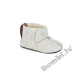 OmaKing aitas vilnas bērnu istabas čības (baltas)