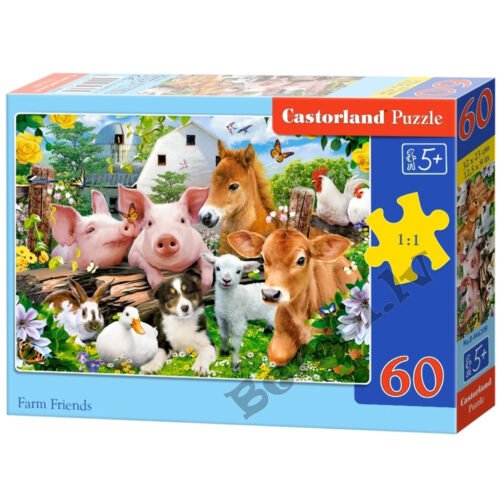 Castorland puzle Fermas draugi 60 gab