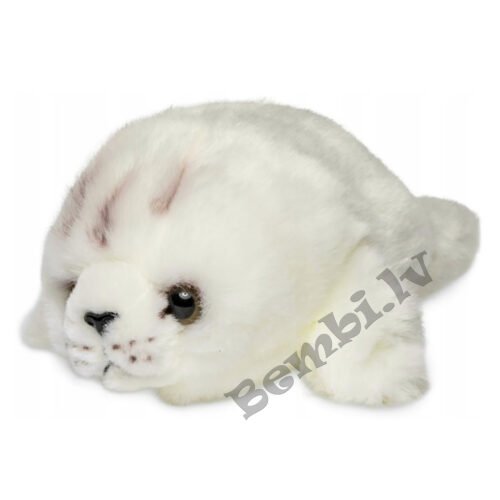 Uni Toys mīkstā rotaļlieta balts ronis 20 cm
