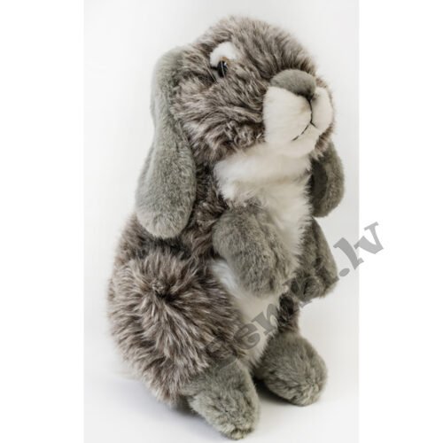 Uni toys mīkstā rotaļlieta sēdošs zaķis 15 cm - Image 5