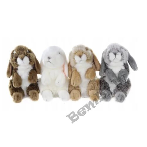 Uni toys mīkstā rotaļlieta sēdošs zaķis 15 cm