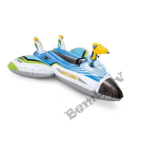 INTEX peldpūslis lidmašīna ar ūdens pistoli, 117 cm - Image 3