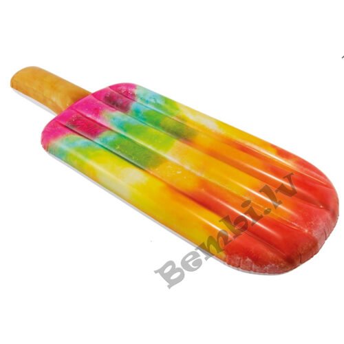 INTEX Rainbow popsicle piepūšamais matracis 191 cm
