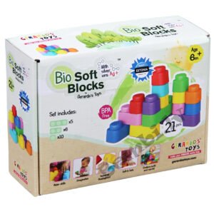 Gerardo's Toys mīkstie kluči konstruktors mazuļiem, 21 gab.