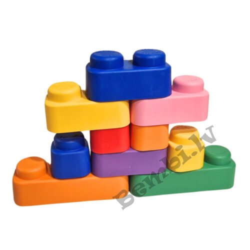 Gerardo's Toys mīksto klucīšu konstuktors mazuļiem 10 gab. - Image 2