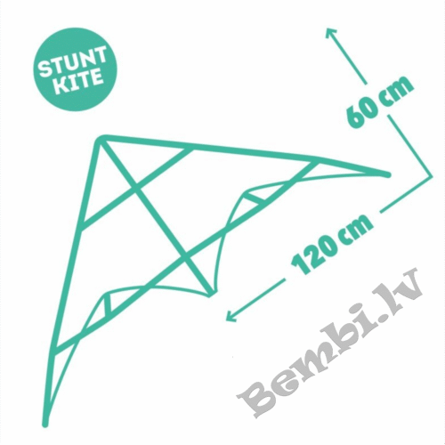 DJECO Lielizmēra gaisa pūķis trikiem - Sarkanie punktiņi DJ02164 - Image 3