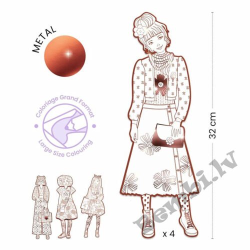DJECO Krāsojamās lapas - Dāmas - Nina un draugi - Image 5