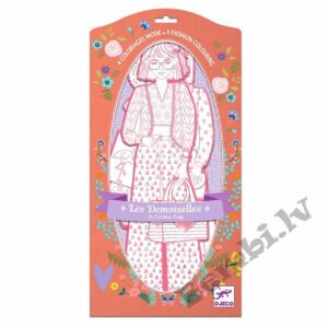 DJECO Krāsojamās lapas - Dāmas - Nina un draugi