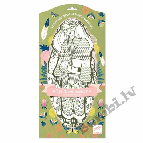 DJECO Krāsojamās lapas - Dāmas - Bovija un draugi DJ09552