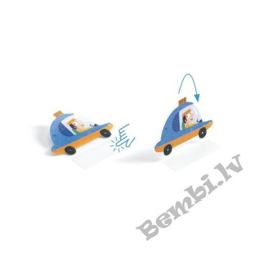 DJECO Pārlīmējamas telpiskās (3D) uzlīmes - Transportlīdzekļi DJ00043 - Image 5