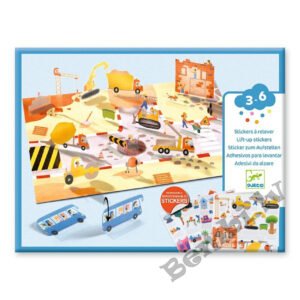 DJECO Pārlīmējamas telpiskās (3D) uzlīmes - Transportlīdzekļi DJ00043