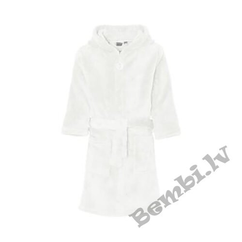 Playshoes flīša halāts balts 340104 (izm.110- 176cm)