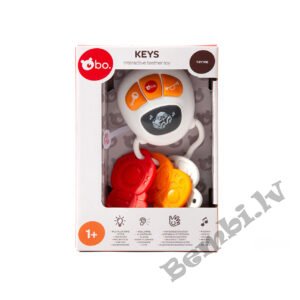 Bo.interaktīva rotaļlieta zobgrauznis ATSLĒGAS