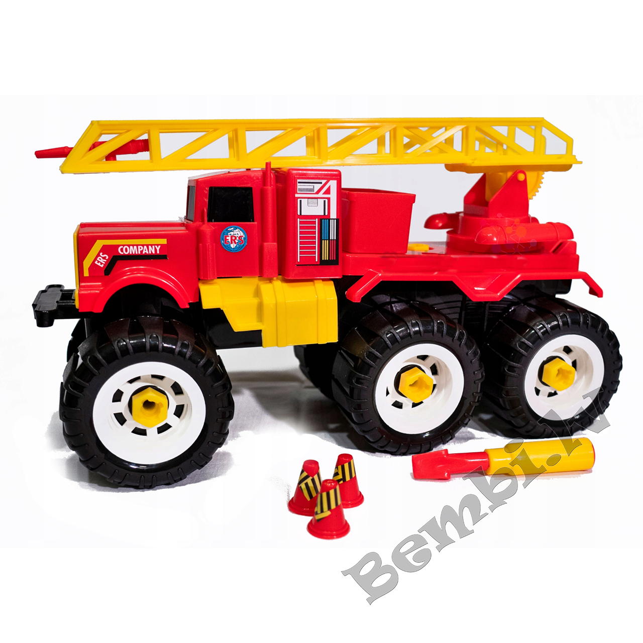 Ugunsdzēsēju mašīna- konstruktors Super Truck