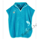 Playshoes frotē dvielis pončo DELFĪNS (izm.L)
