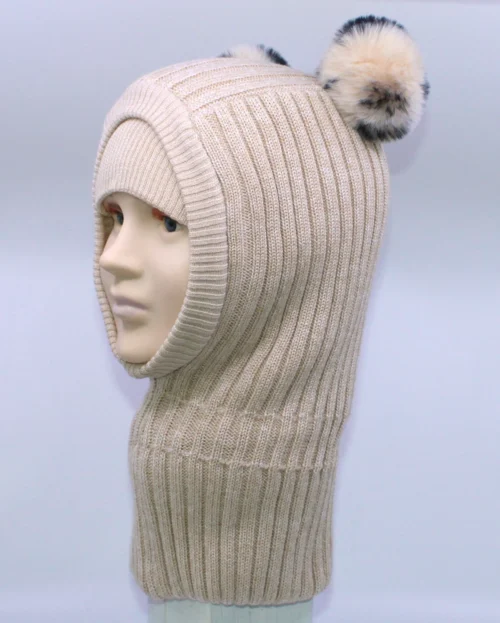 TuTu merino vilnas ķivercepure/balaklava 3-007854 (48-52 cm)