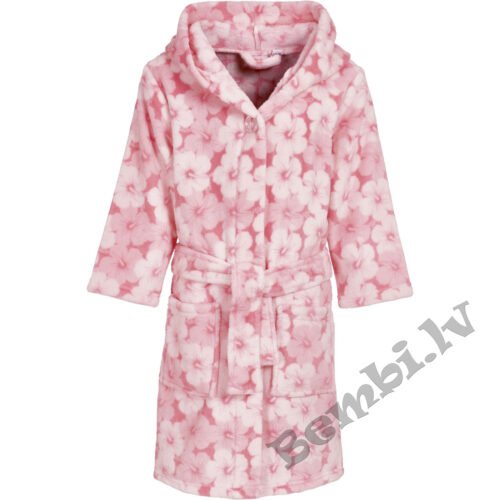 Playshoes flīsa halāts ZIEDI (izm. 98/104, 110/116 cm)