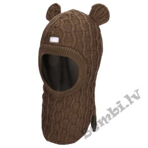 TuTu merino vilnas ziemas ķivercepure 3-007592 khaki (izm.46- 54 cm)