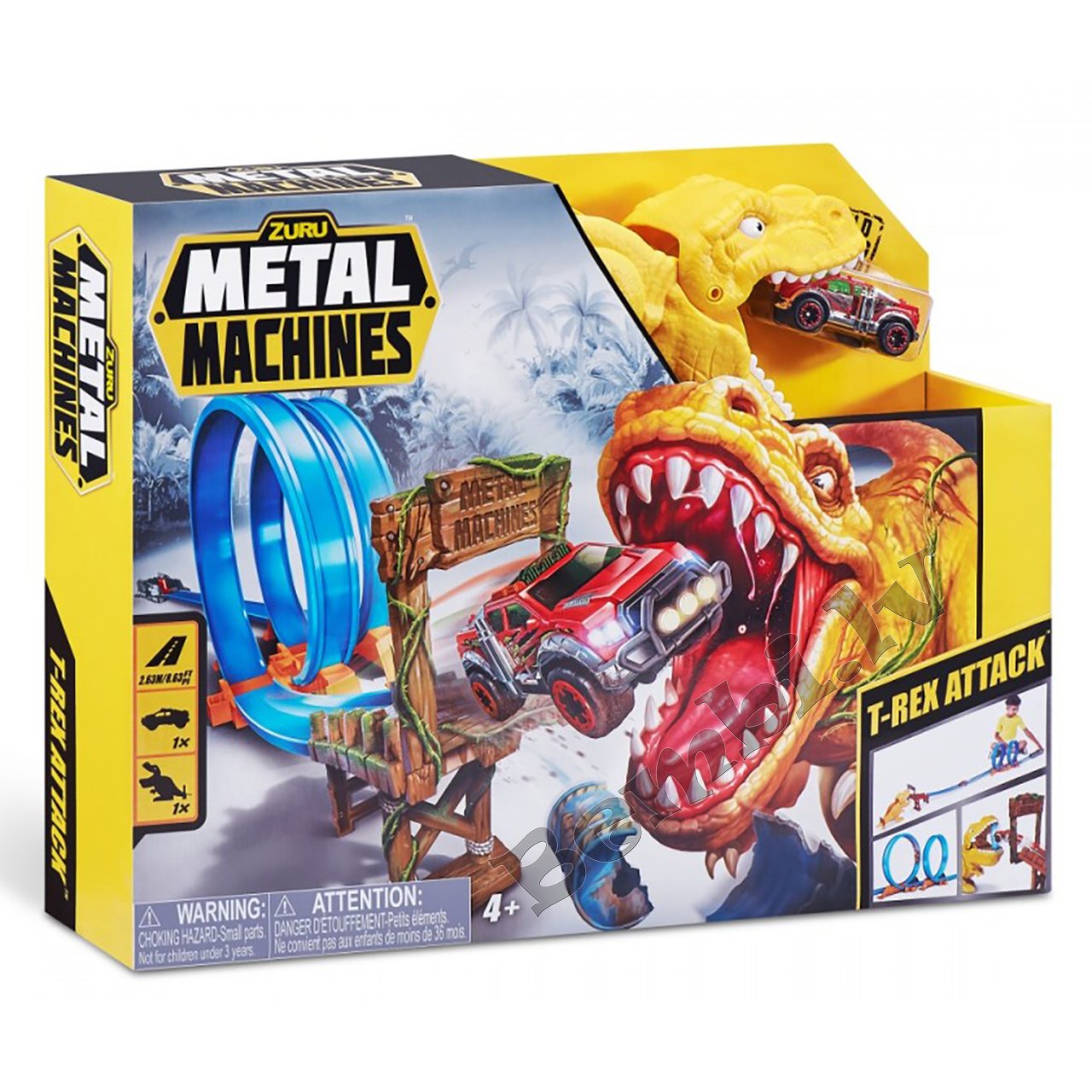Zuru Metal machines T-Rex attack dinozauru trase