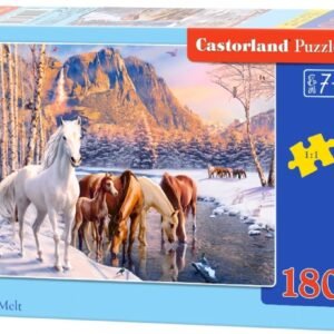 Castorland puzle Zirgi ziemā, 180 gb