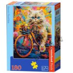 Castorland puzle Kaķēna ziedu brauciens, 180 gab