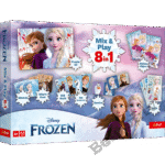 TREFL FROZEN 8in1 Mix&play galda spēļu komplekts 