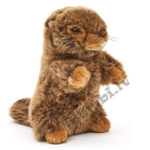Uni toys mīkstā rotaļlieta ar skaņu, Bebrs 18 cm