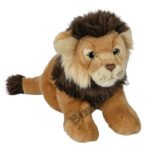 Uni toys mīkstā rotaļlieta Lauva guļoša 30 cm