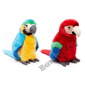 Uni toys mīkstā rotaļlieta papagailis Ara 26 cm