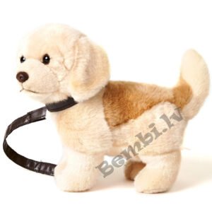 Uni toys mīkstā rotaļlieta Zelta retrīvers ar siksniņu 27 cm