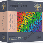 TREFL Koka puzle - Varavīksnes taureņi, 500gb