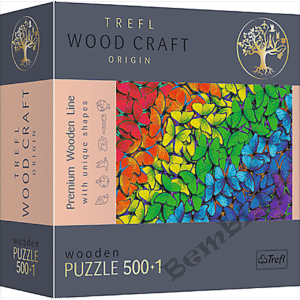 TREFL Koka puzle - Varavīksnes taureņi, 500gb