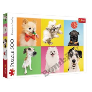 TREFL puzle Suņi, 500 gab