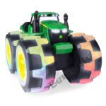 John Deer Monster treads Traktors ar gaismām