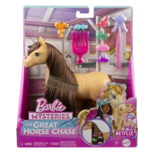 Barbie mysteries "The Great Horse Chase" zirgs 18 cm, HXJ37