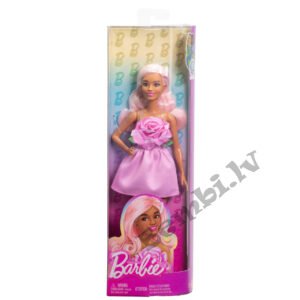 Barbie Fashionistas lelle ar rozes kleitu HYT94