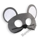 Peles maska filca /pelēkā pele