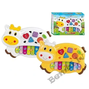 Mazuļu klavierītes Piano Cow dzeltens