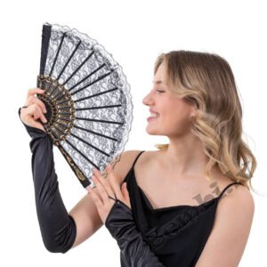 Vēdeklis melns (mežģīne)