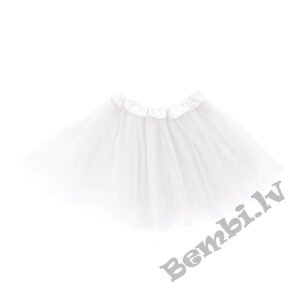 Tilla svārki balti 30 cm