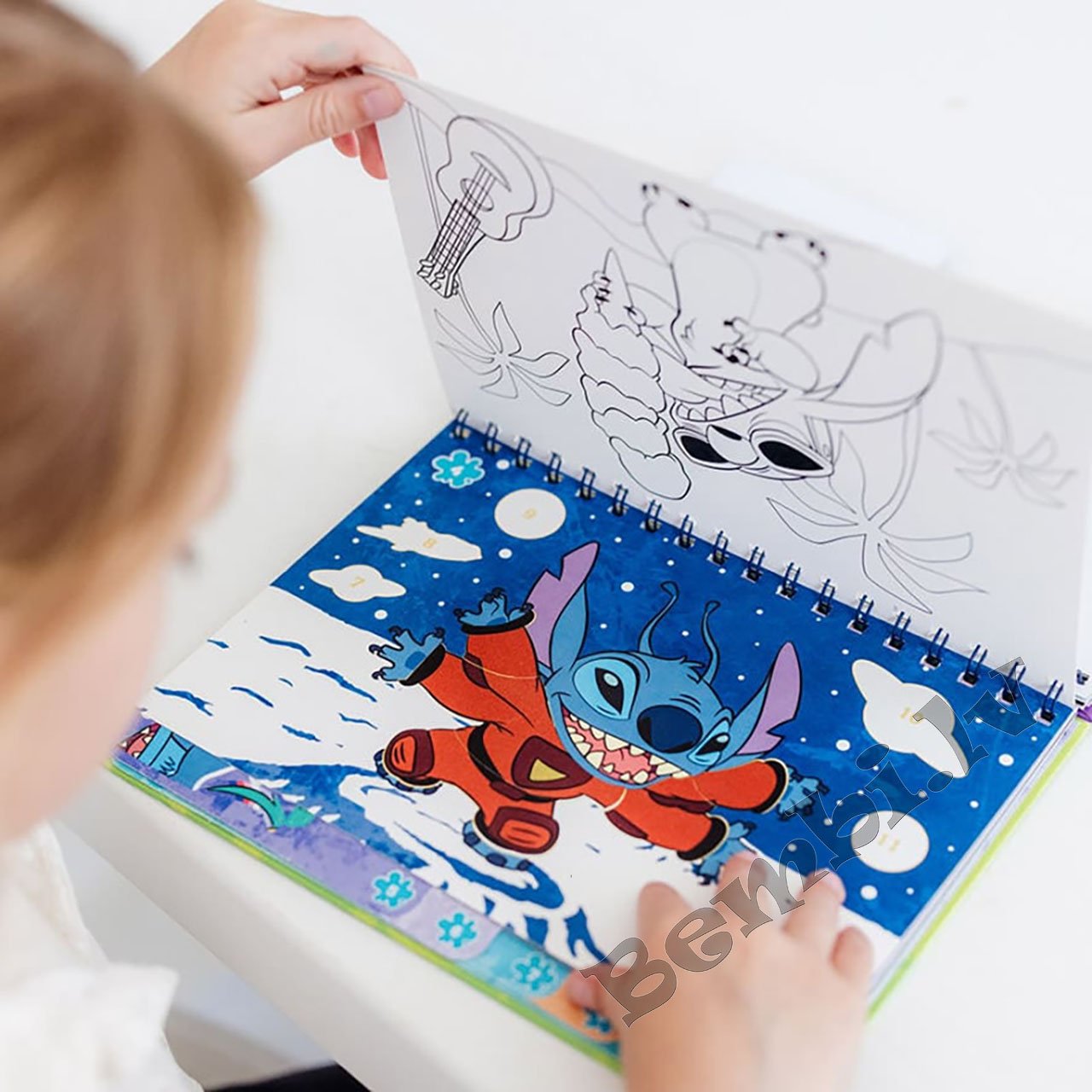 TOTUM DISNEY STITCH radošais komplekts Sticker by number pad - Image 3