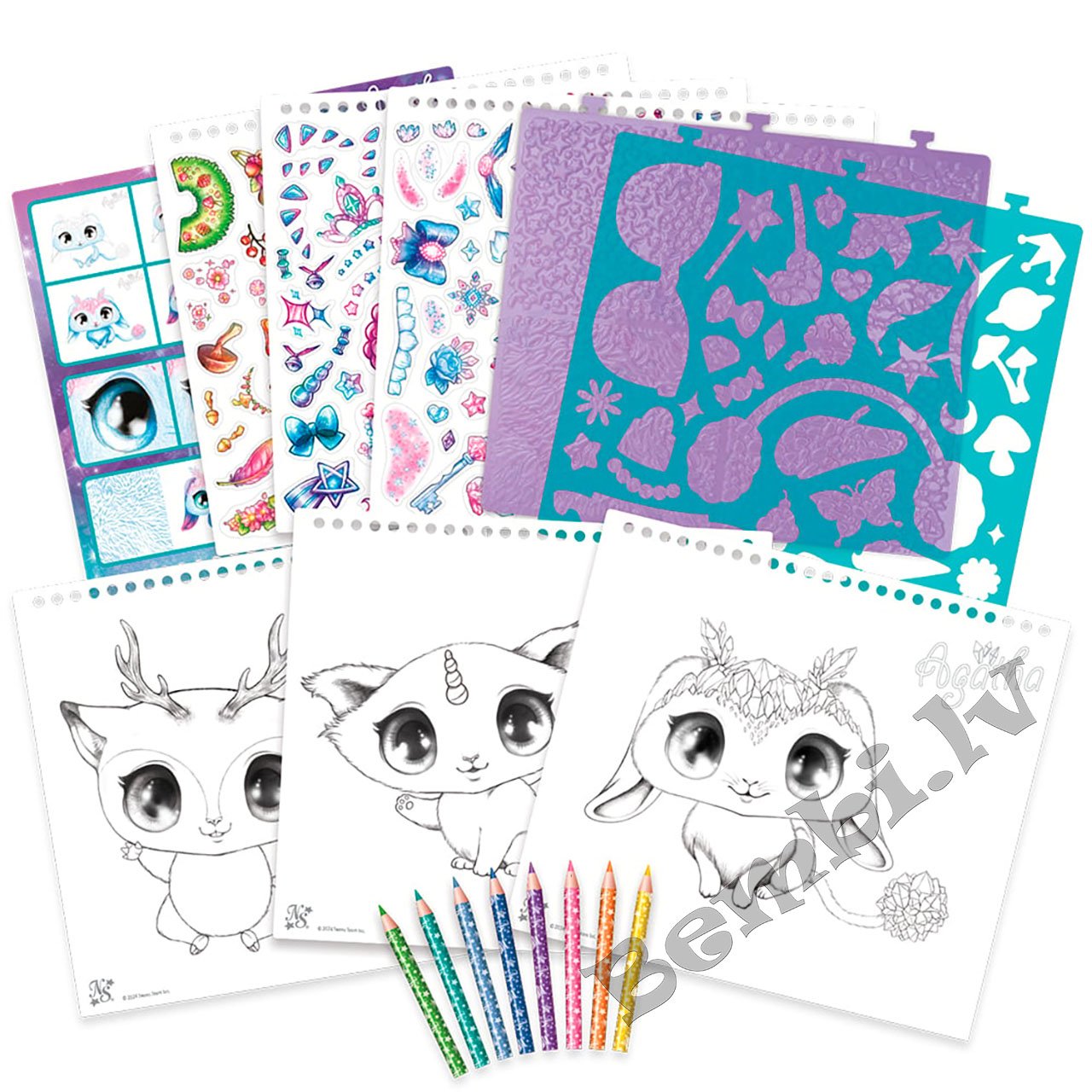 NEBULOUS STARS radošais komplekts Sketchbook-Animulous Fever - Image 4