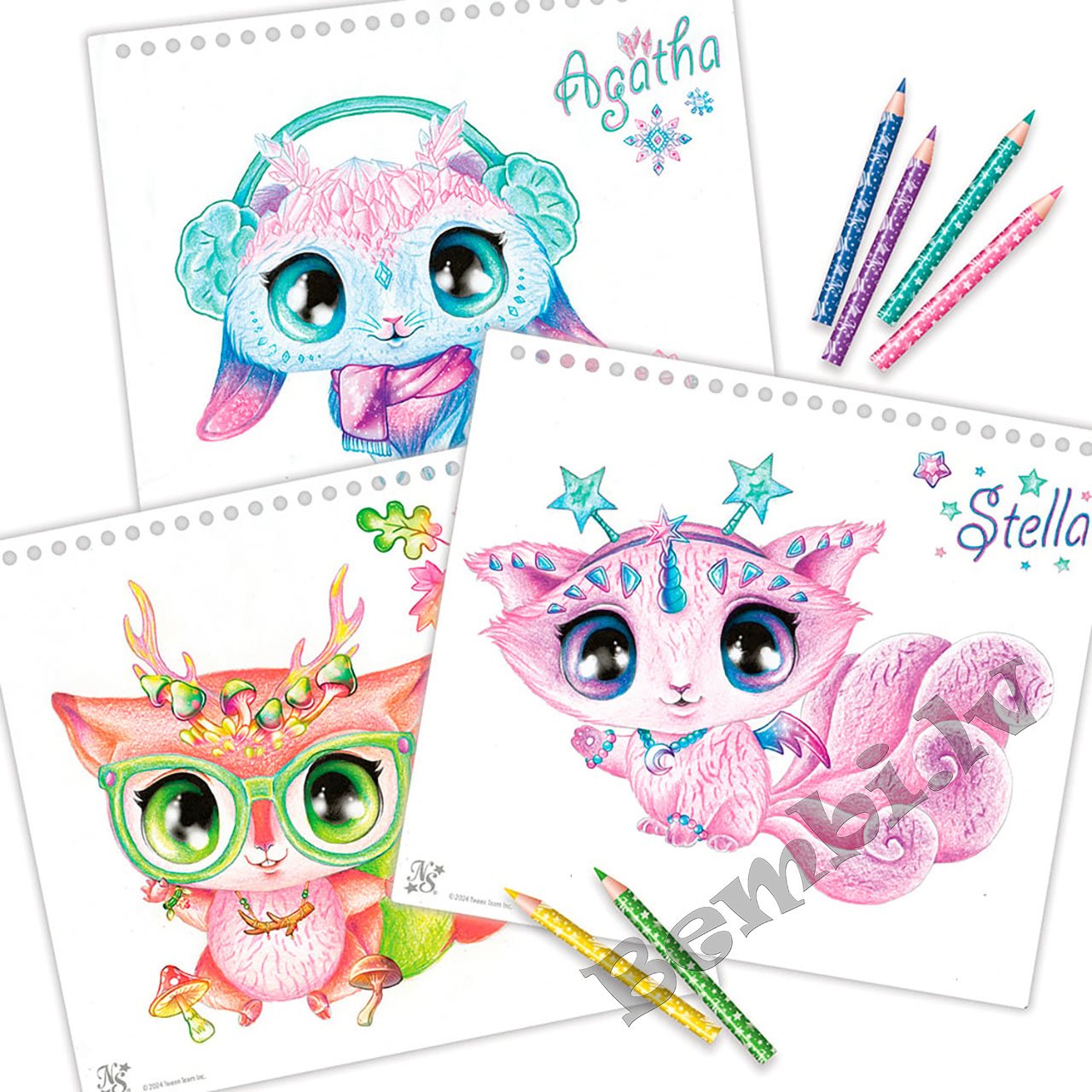 NEBULOUS STARS radošais komplekts Sketchbook-Animulous Fever - Image 3