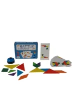 Izglītojoša puzle ar kārtīm Tangram