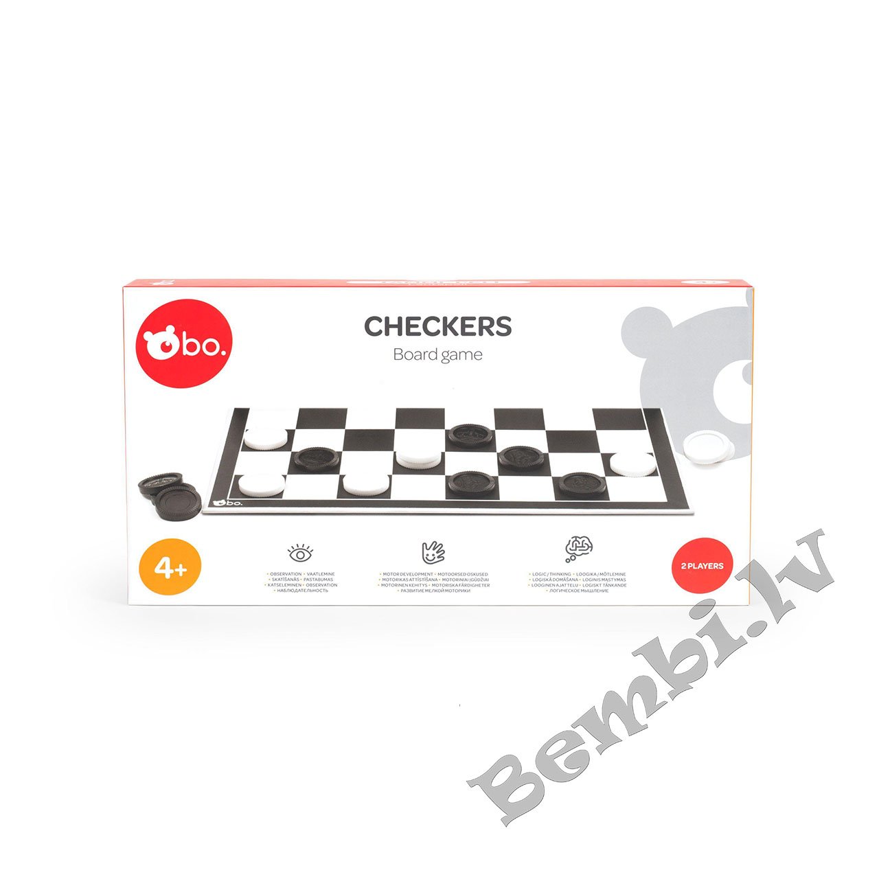 bo. Galda spēle "Dambrete"