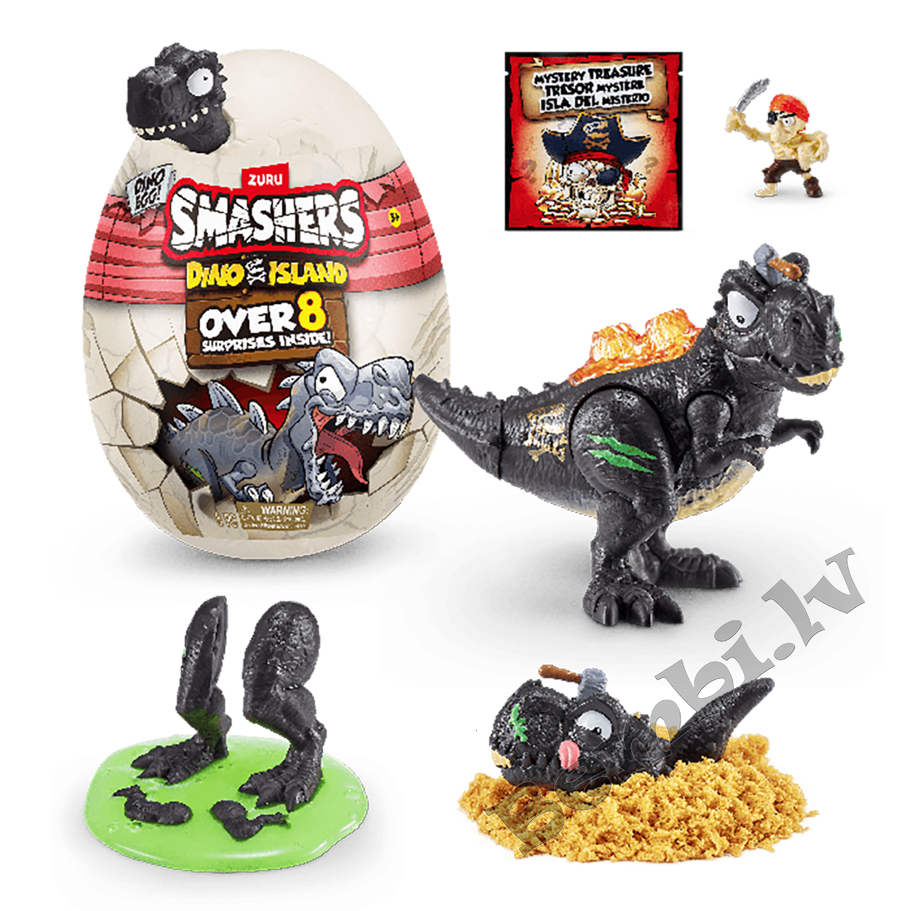 SMASHERS Interaktīvā rotaļlieta Mini Dinozauru pārsteigumu ola - Image 2