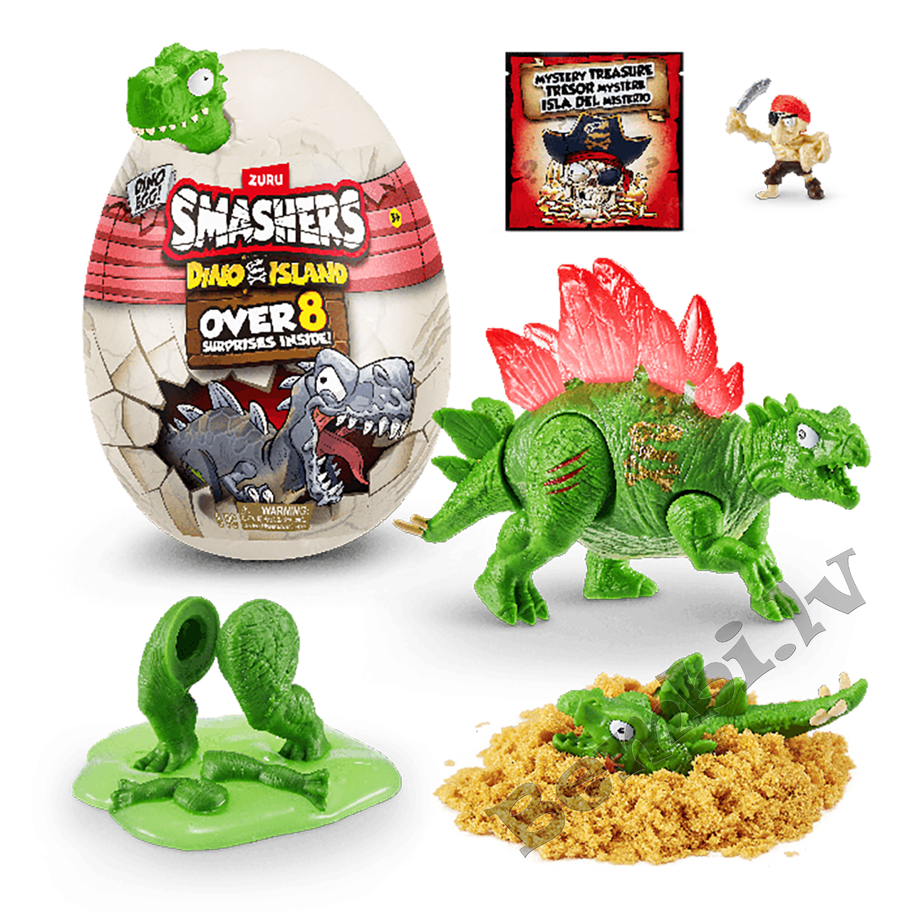 SMASHERS Interaktīvā rotaļlieta Mini Dinozauru pārsteigumu ola - Image 3